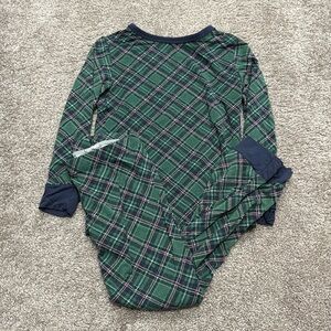 Sweet Bamboo Green Plaid Pajama Set